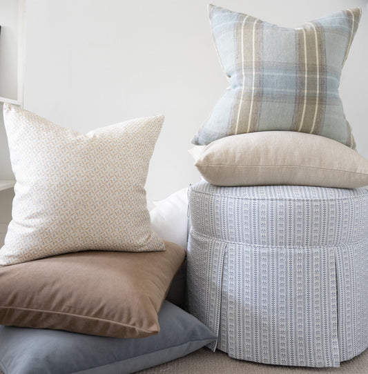 Trellis Pillow - Old Blue 20" Pillows 