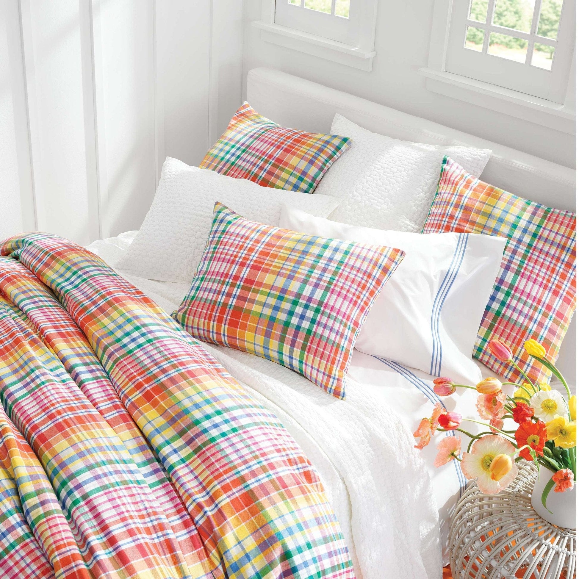 Trio French Blue Pillowcases (Pair) Pillowcases 