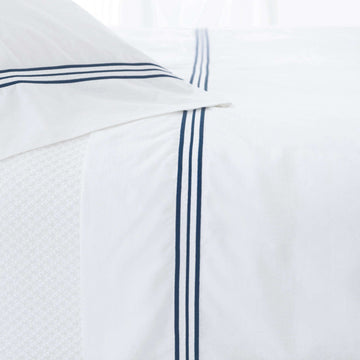 Trio Indigo Flat Sheet Flat Sheet 