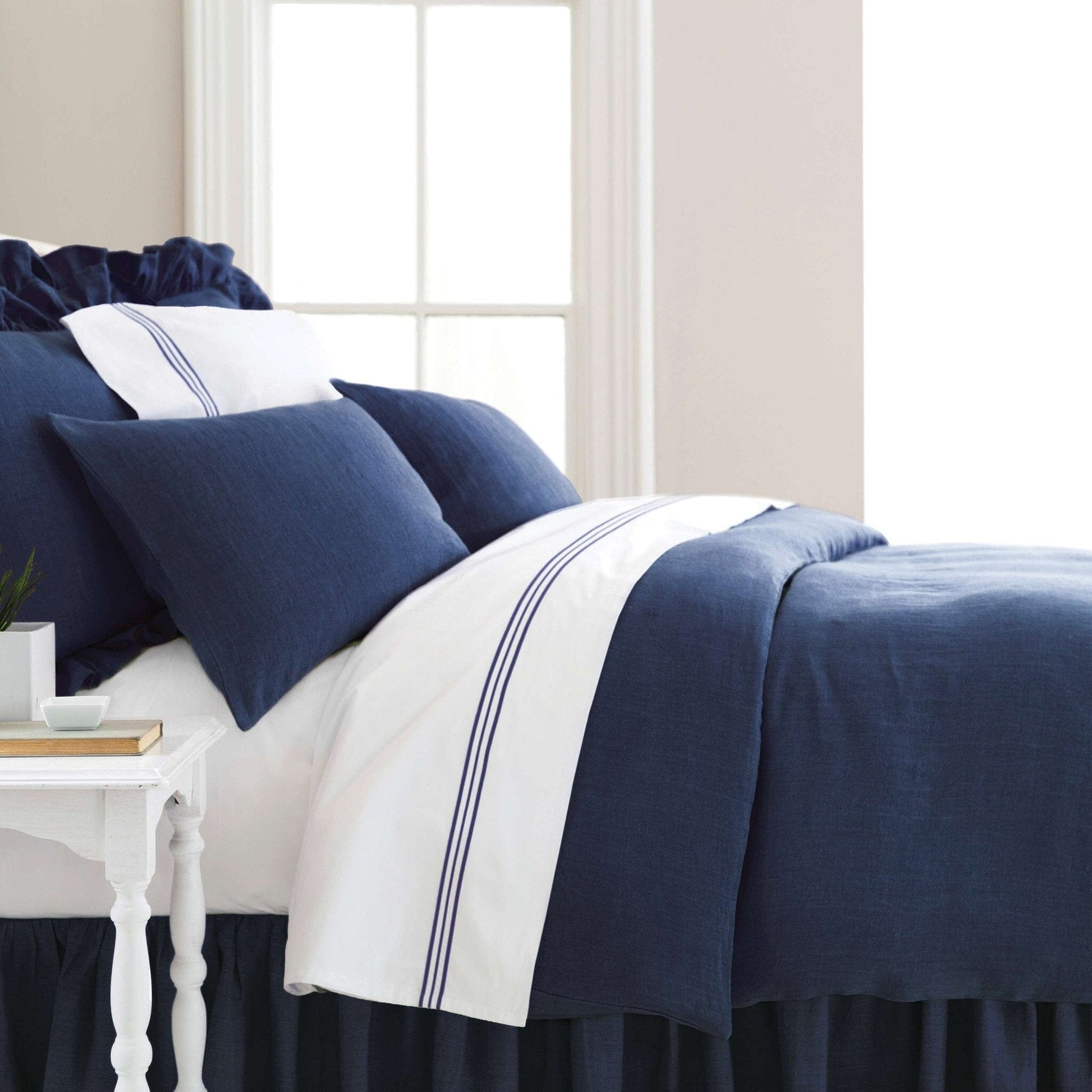 Trio Indigo Flat Sheet Flat Sheet 