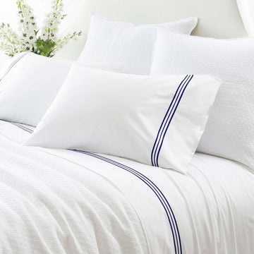 Trio Indigo Pillowcases (Pair) Pillowcases 