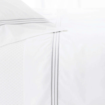 Trio Pearl Grey Flat Sheet Flat Sheet 