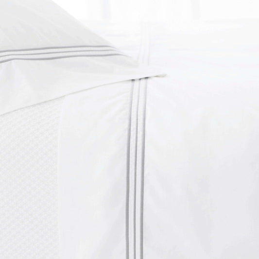 Trio Pearl Grey Flat Sheet Flat Sheet 