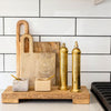 Trivet Riser Reclaimed Elm Wood Natural Objects & Accents 