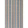 Tyne Coastal Striped Machine Washable Rug - Blue Rugs 