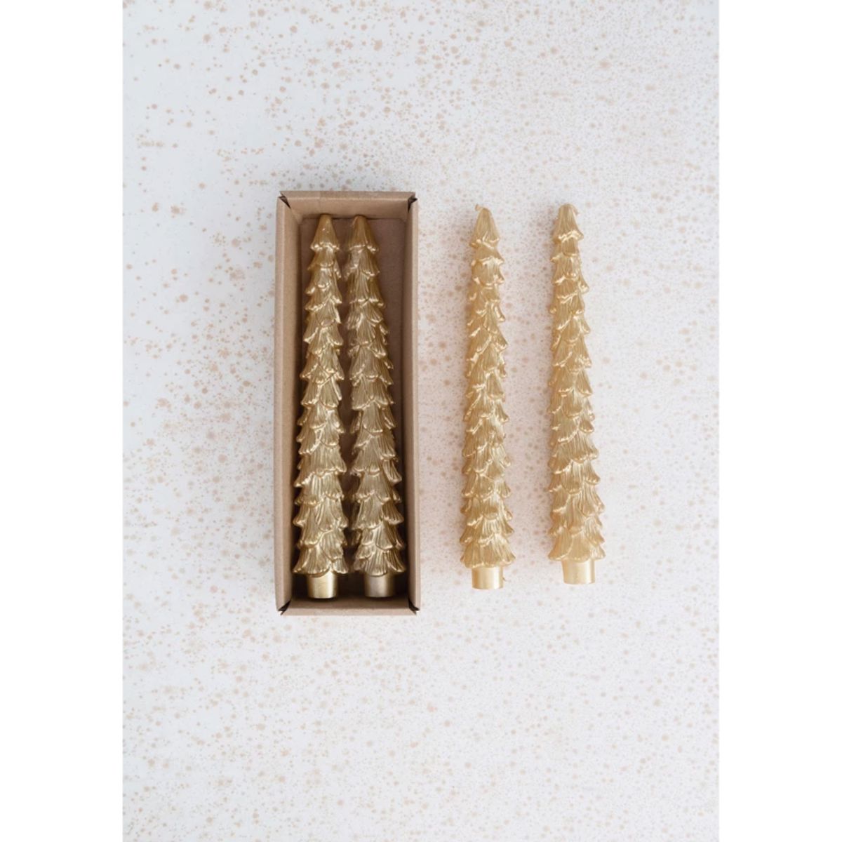 Unscented Tree Shaped Taper Candles & Home Fragrance 