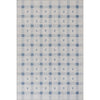 Valen Modern Plaid Machine Washable Rug - Blue Rugs 