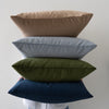 Velvet Pillow - Oxford Navy 22" Pillows 