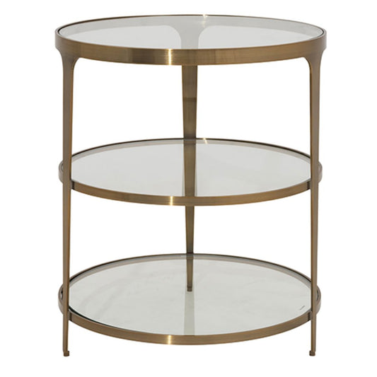 Vienna Brass End Table Accent Tables 