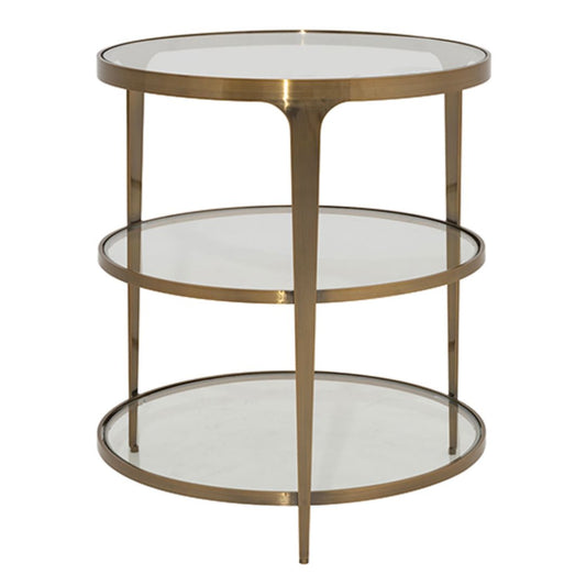 Vienna Brass End Table Accent Tables 