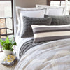 Vienna Velvet Shale Quilted Sham Shams & Pillowcases 
