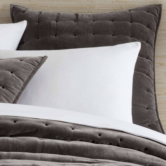 Vienna Velvet Shale Quilted Sham