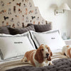 Vienna Velvet Shale Quilted Sham Shams & Pillowcases 