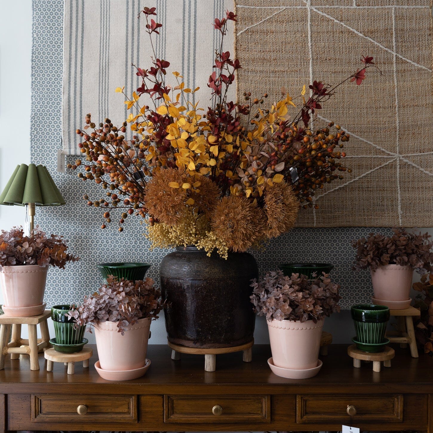 Vintage Found Brown Pot Objects & Accents 