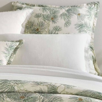 Vintage Pine Boughs Natural Sham Duvet Sham 