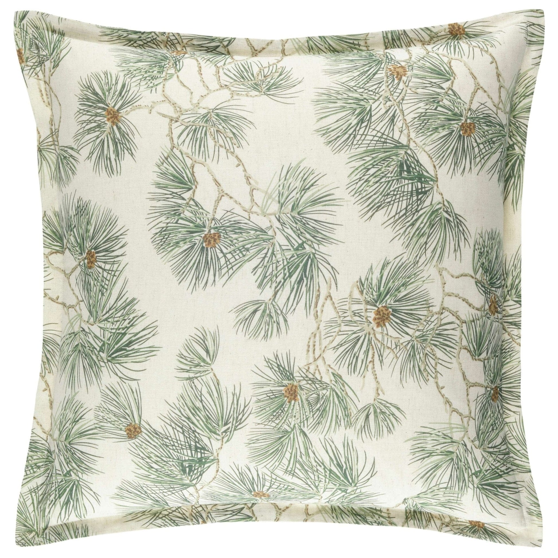 Vintage Pine Boughs Natural Sham Duvet Sham 