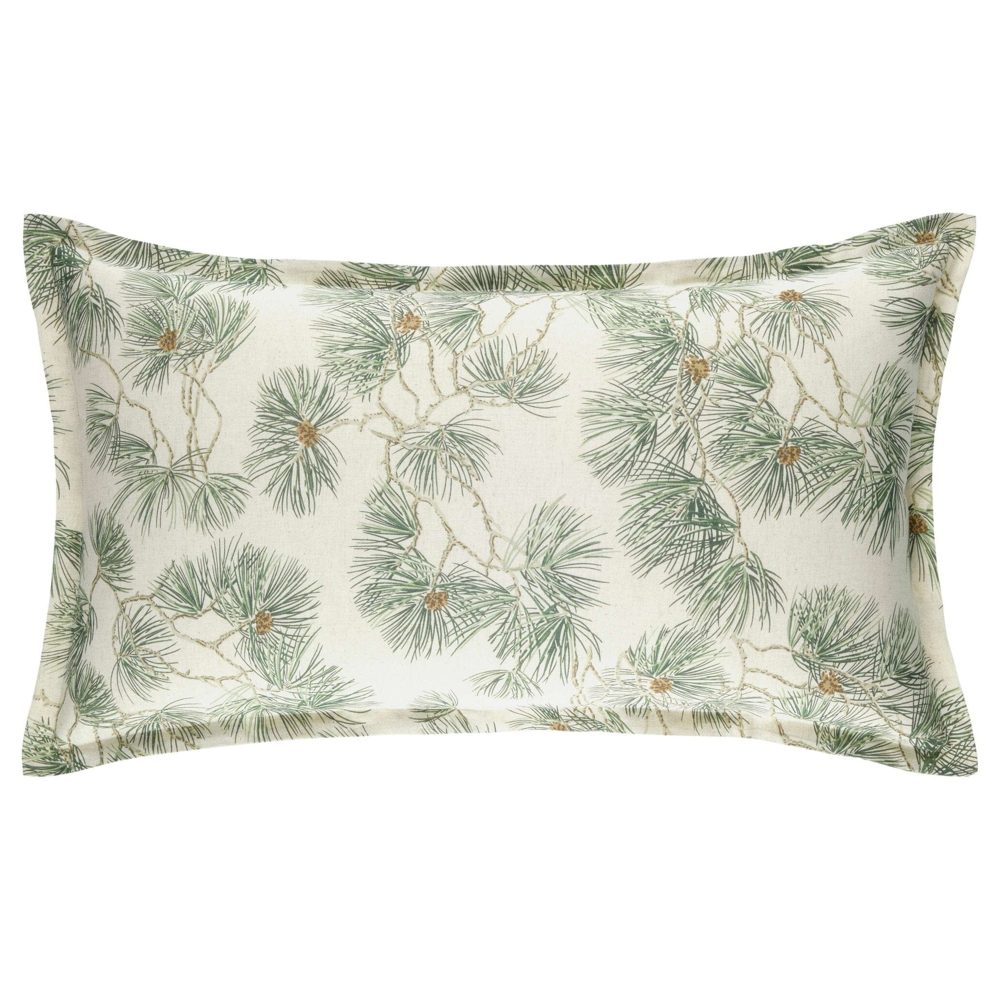 Vintage Pine Boughs Natural Sham Duvet Sham 