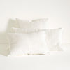 Viola Velvet Dove White Quilted Sham Quilted Sham 