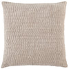 Viola Velvet Grey Quilted Sham Quilted Sham 