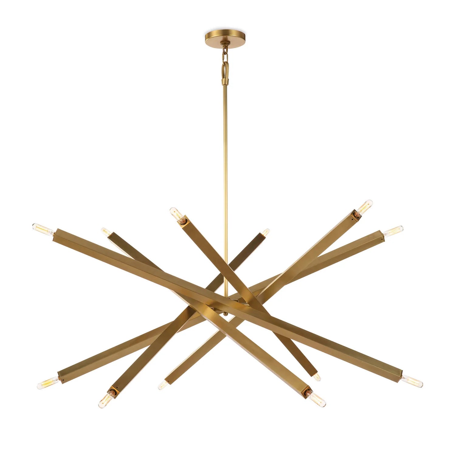 Viper Chandelier Chandelier Natural Brass 