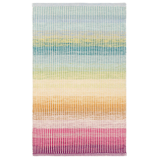 Watercolor Horizon Handwoven Cotton Rug - Multi 6x9 Rugs 