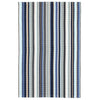 Westbrook Stripe Blue Handwoven Indoor/Outdoor Rug RUGS 