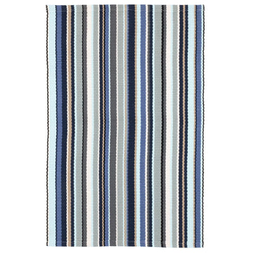Westbrook Stripe Blue Handwoven Indoor/Outdoor Rug RUGS 