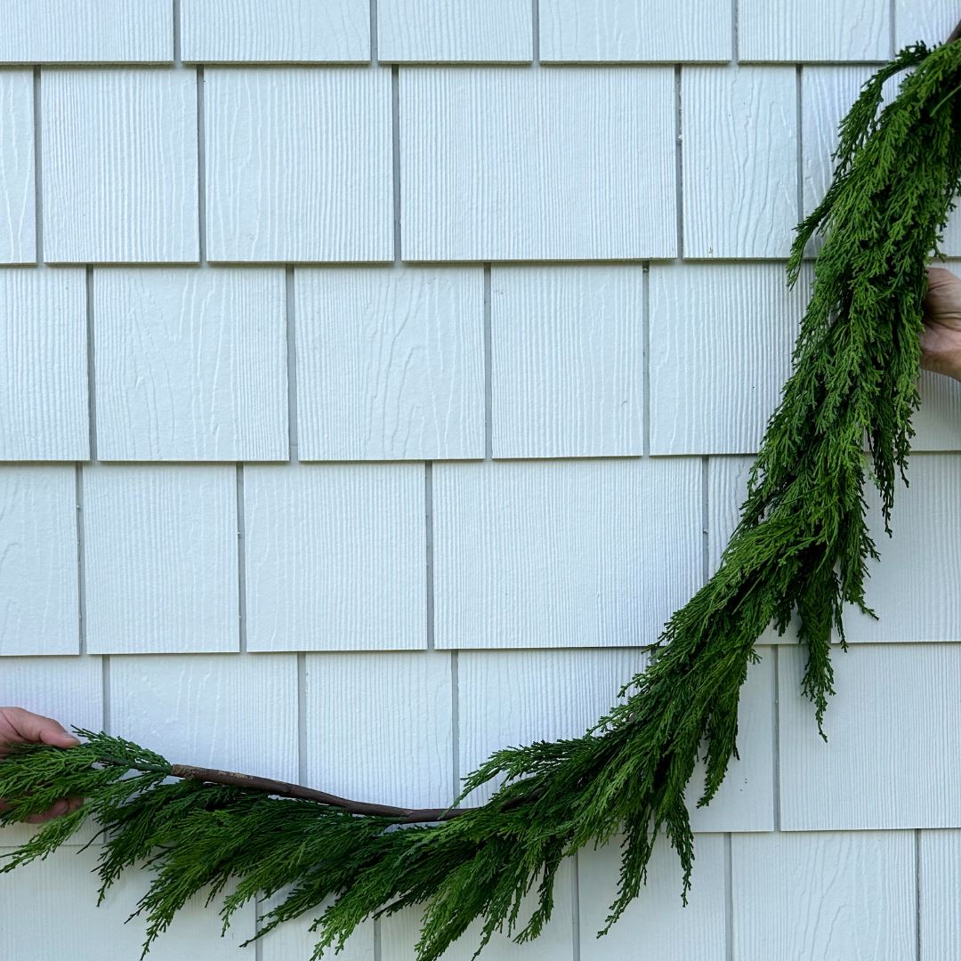 Whispy Cedar Garland 60" Greenery 