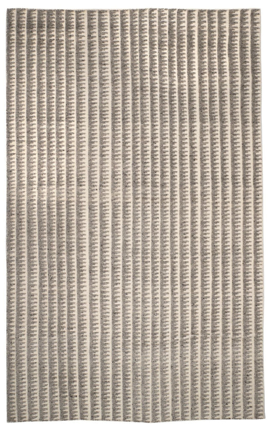 Whitby Grey Hand Knotted Wool Rug Rugs 