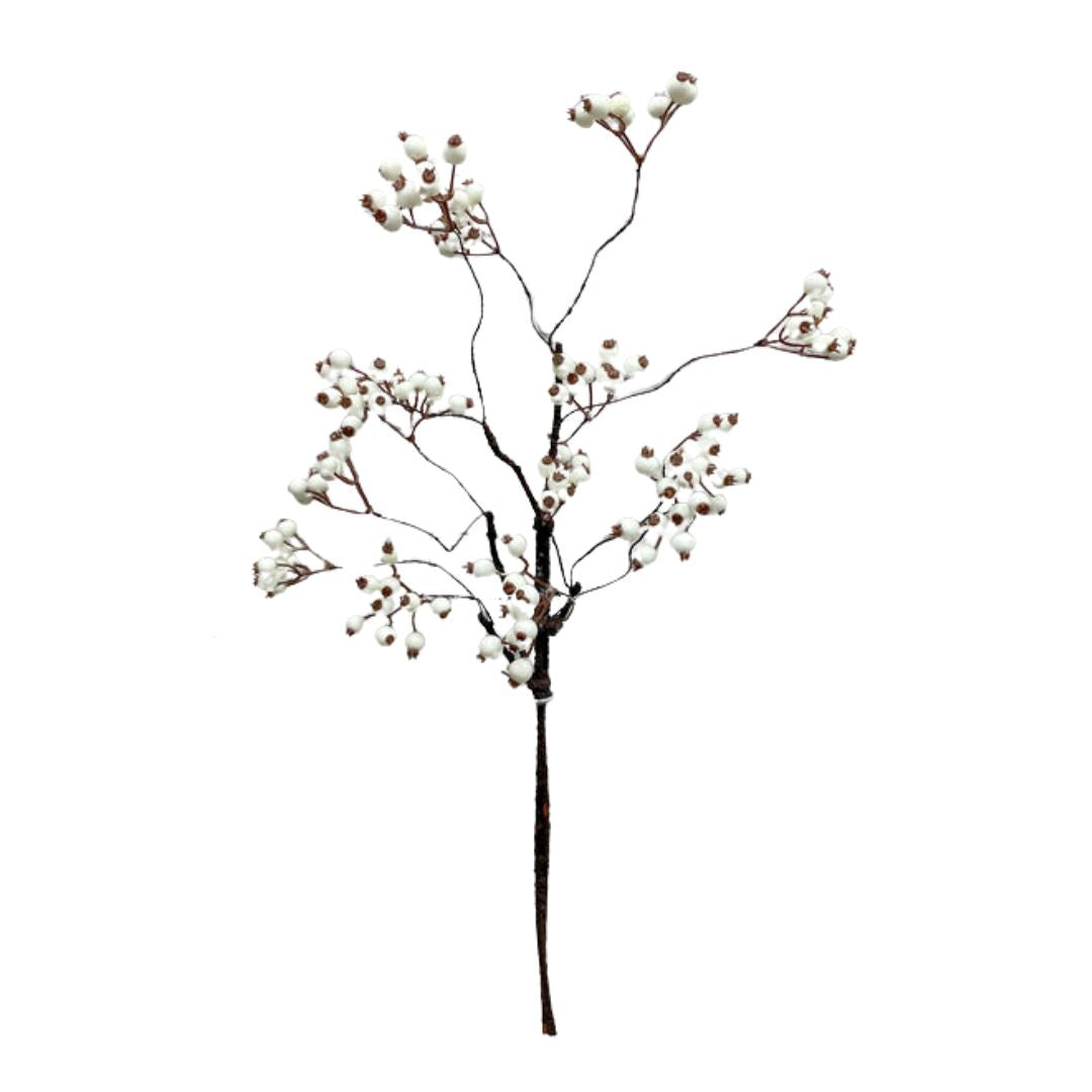 White Berry Branch 26" Greenery 