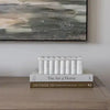 White Marble Fluted Box Objects & Accents 