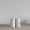White Marble Salt & Pepper Shakers Kitchen 