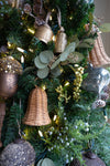 Wicker Bell Ornament Objects & Accents 