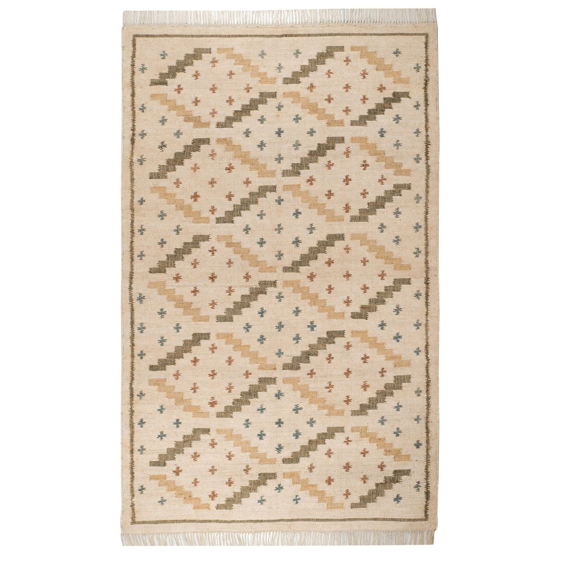 Wilder Kilim Natural Handwoven Jute Rug RUGS 