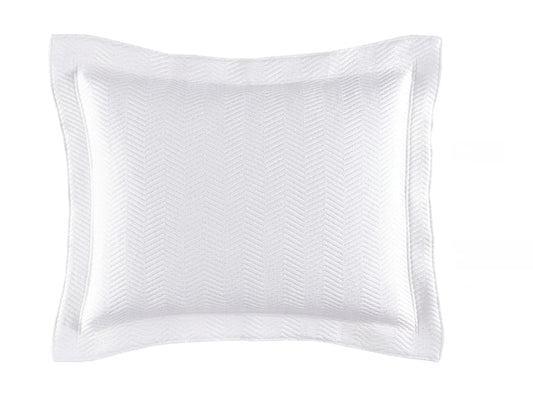 Winnie White Matelasse Sham Shams & Pillowcases 