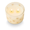 Winter White Frosted Star Glass Candle Candles & Home Fragrance 