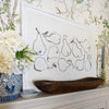 Wood Oval Bowl Baskets & Trays 