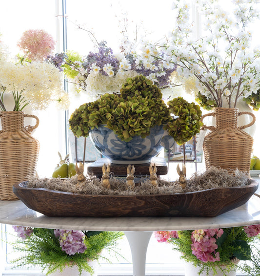 Wood Oval Bowl Baskets & Trays 