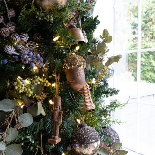 Woodgrain Nutcracker Ornament - 6" Objects & Accents 