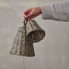 Woven Reed & Metal Bell Objects & Accents 