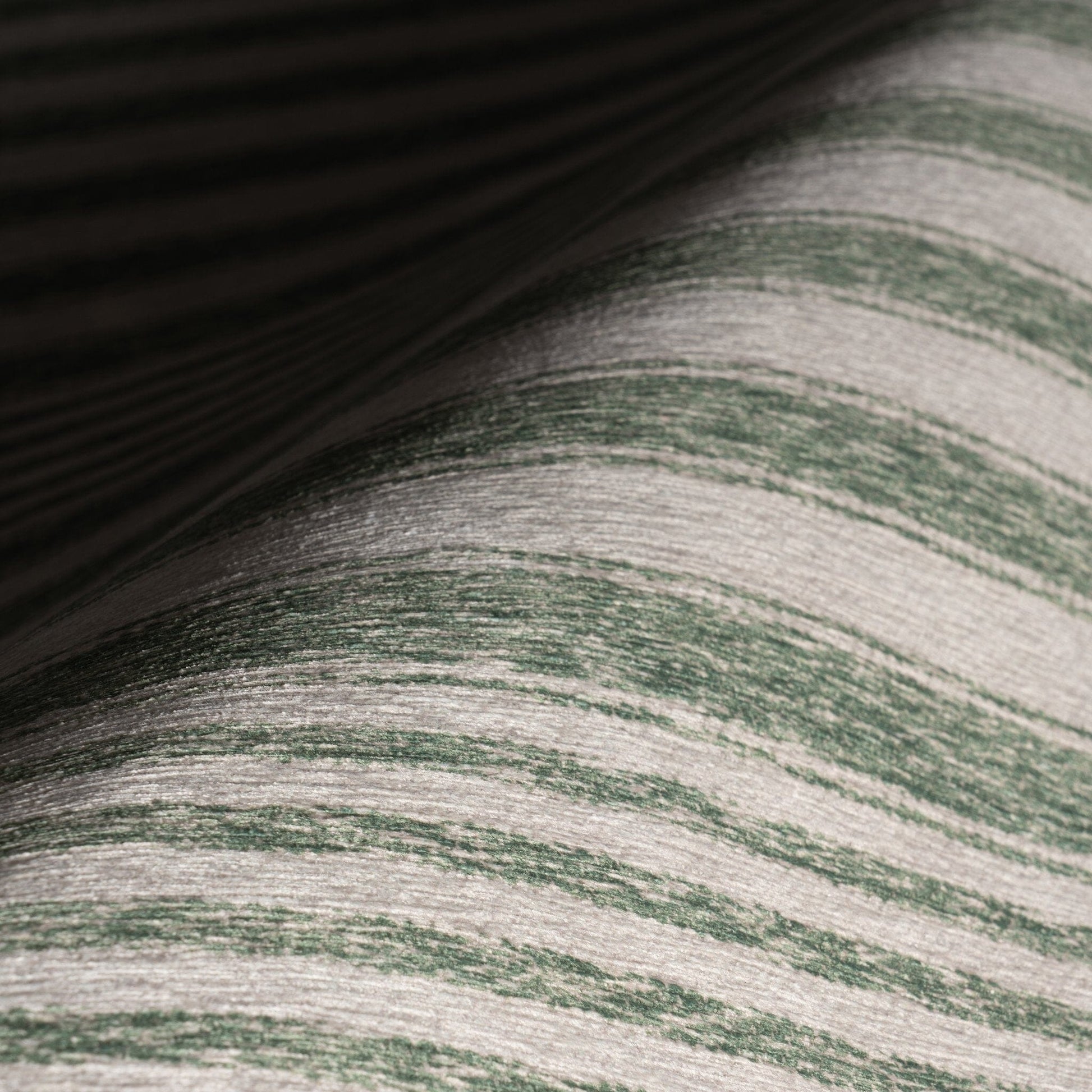 Xaren Coastal Striped Machine Washable Rug - Green Rugs 