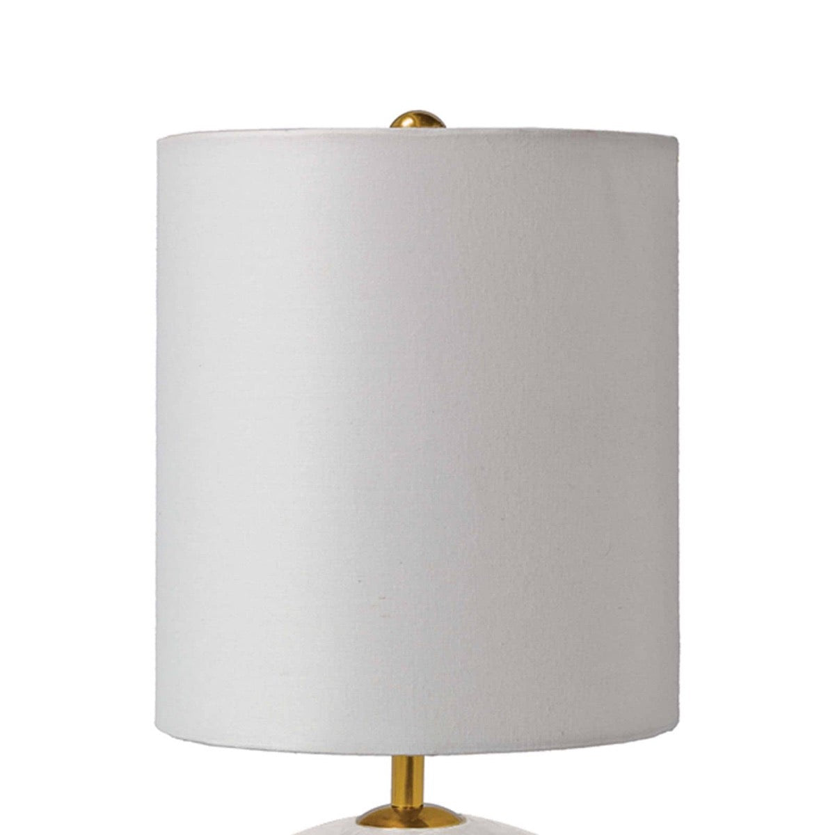 Alabaster Petite Orb Lamp shade. Detail view.