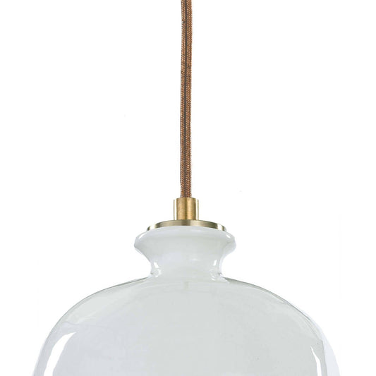 Arden Ceramic Pendant upper shade. Detail view. 