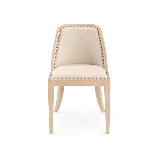 Aria Side Chair Bleached Cerused Oak 