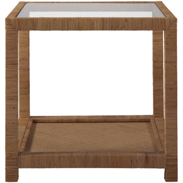 Ashley End Table. Front view.