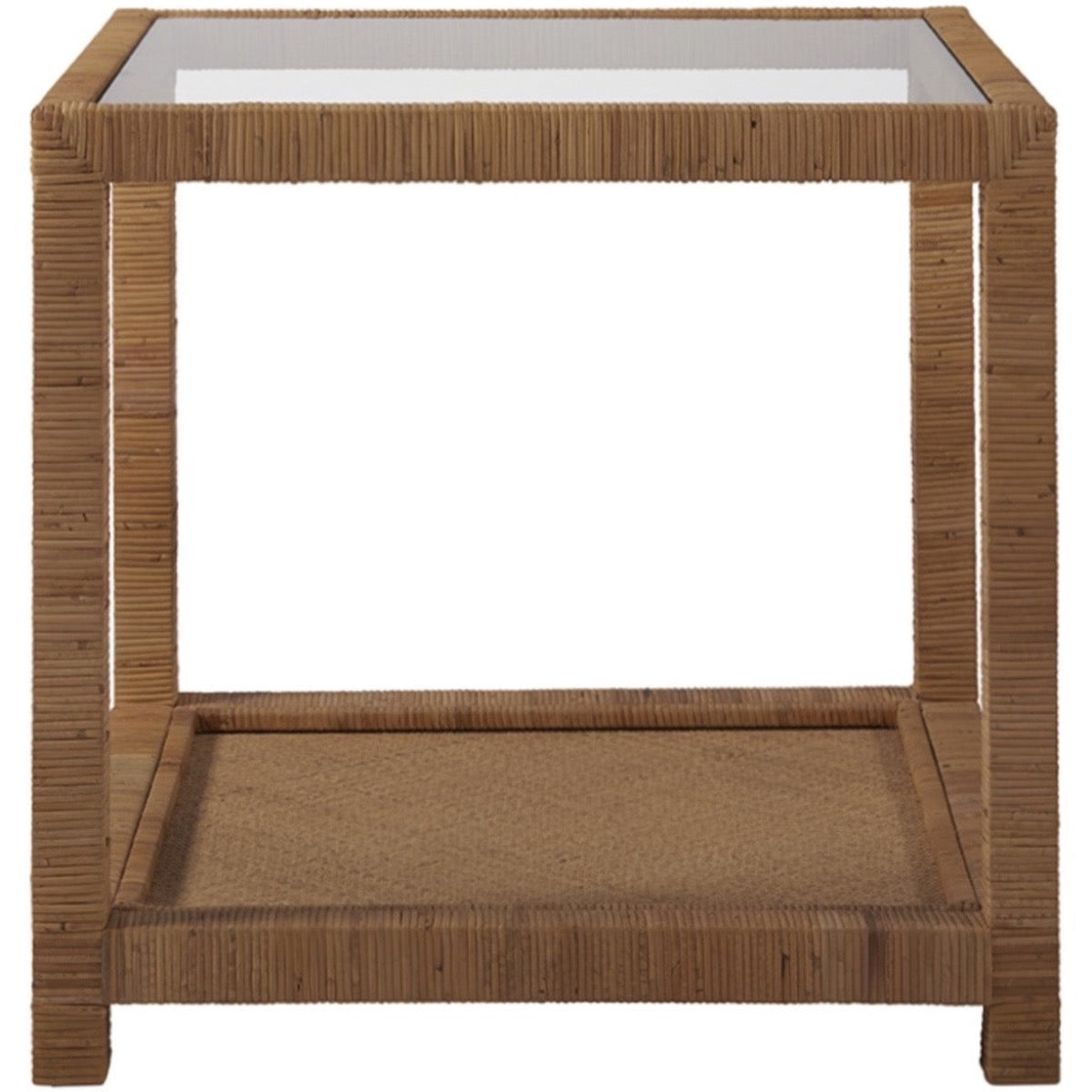 Ashley End Table. Front view.
