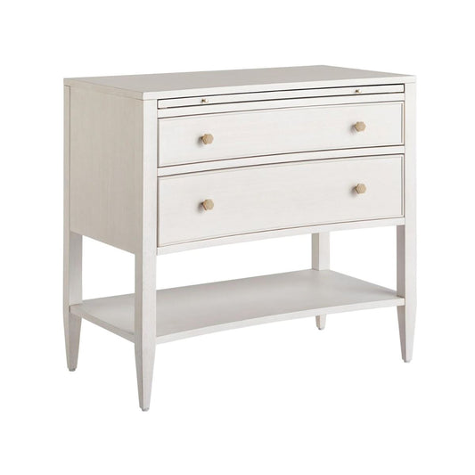 Ashtrid Nightstand. Left angle view.