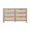 Astrid Chest Cerused Oak. Front view.