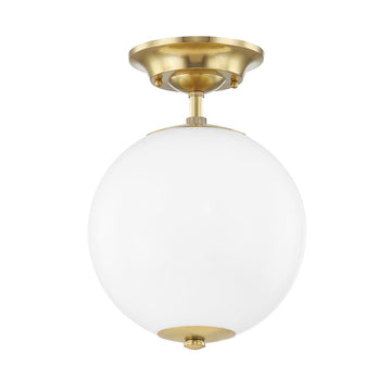 Audrey Semi-Flush Mount. Front view.
