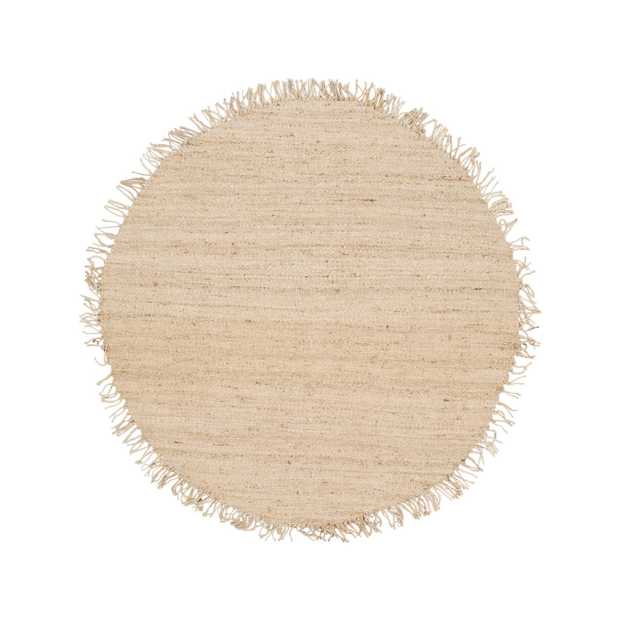 Neutral Hand Woven Jute Rug (Beaches)